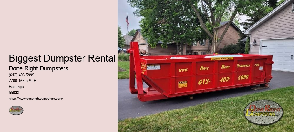 Reliable Dumpster Rental