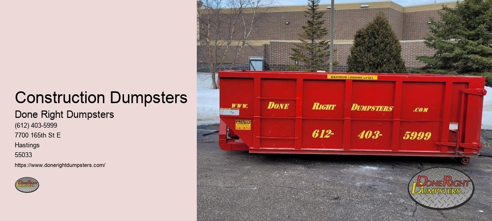 Roll Off Dumpster Rental Hastings MN