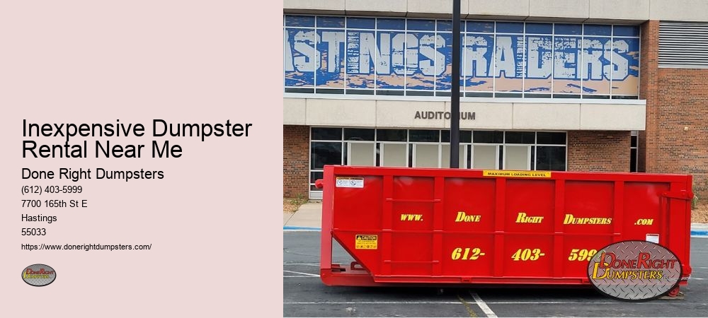 Residential Friendly Dumpsters