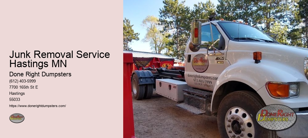 Junk Removal Service Hastings MN