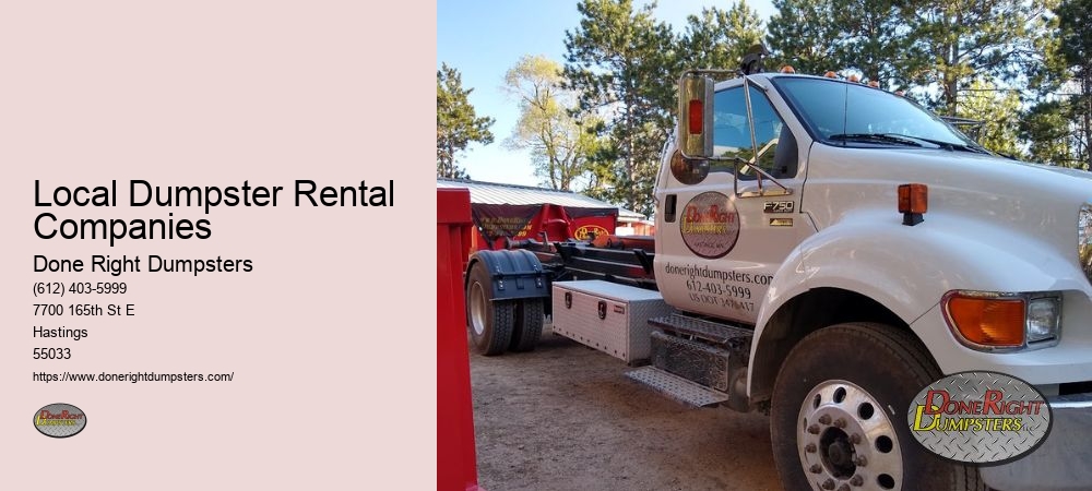 Small Dumpster Rental Hastings MN