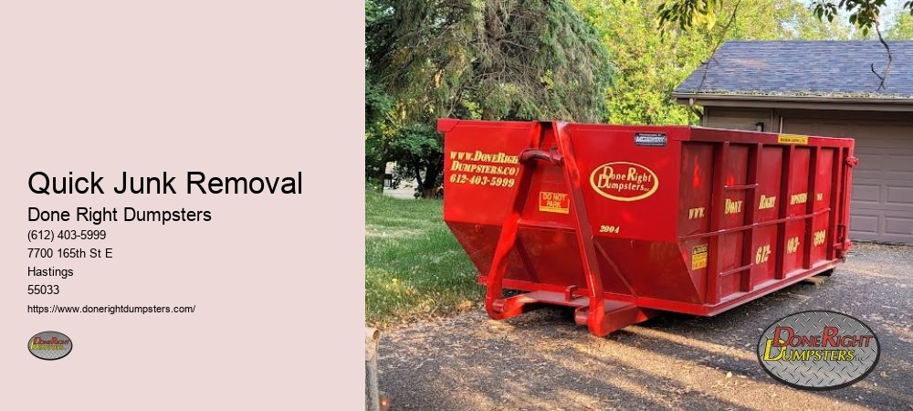 Residential Dumpster Rental Hastings MN