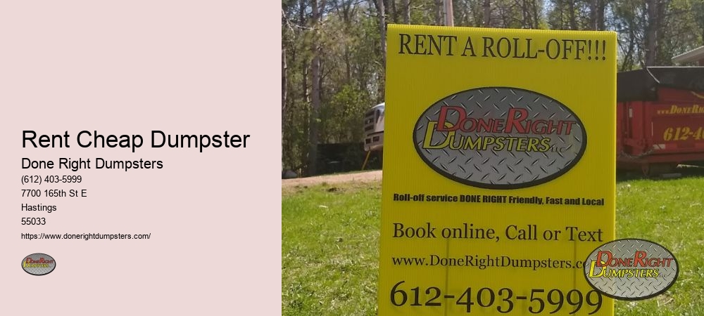 Dumpster Rental Near Me