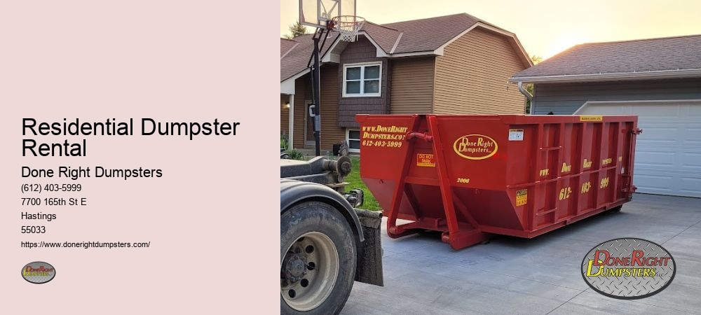 Local Dumpster Rental Companies