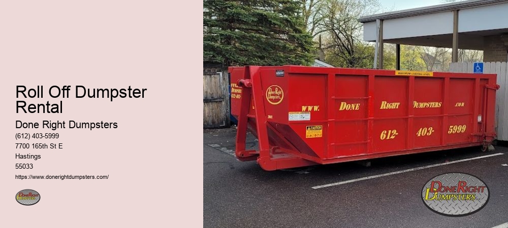 Residential Friendly Dumpsters