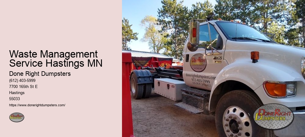 Waste Management Service Hastings MN